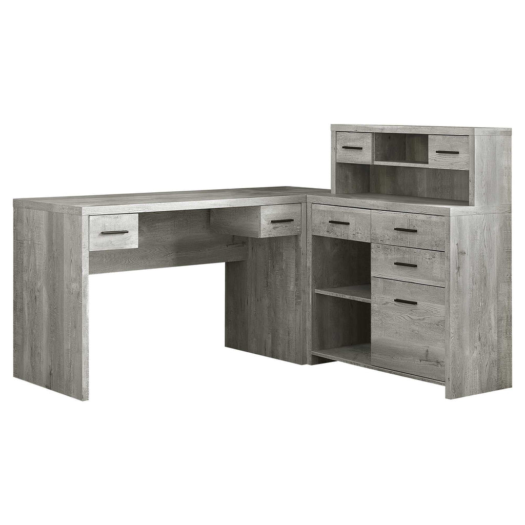 Grey Reclaimed Wood Computer Desk M27215