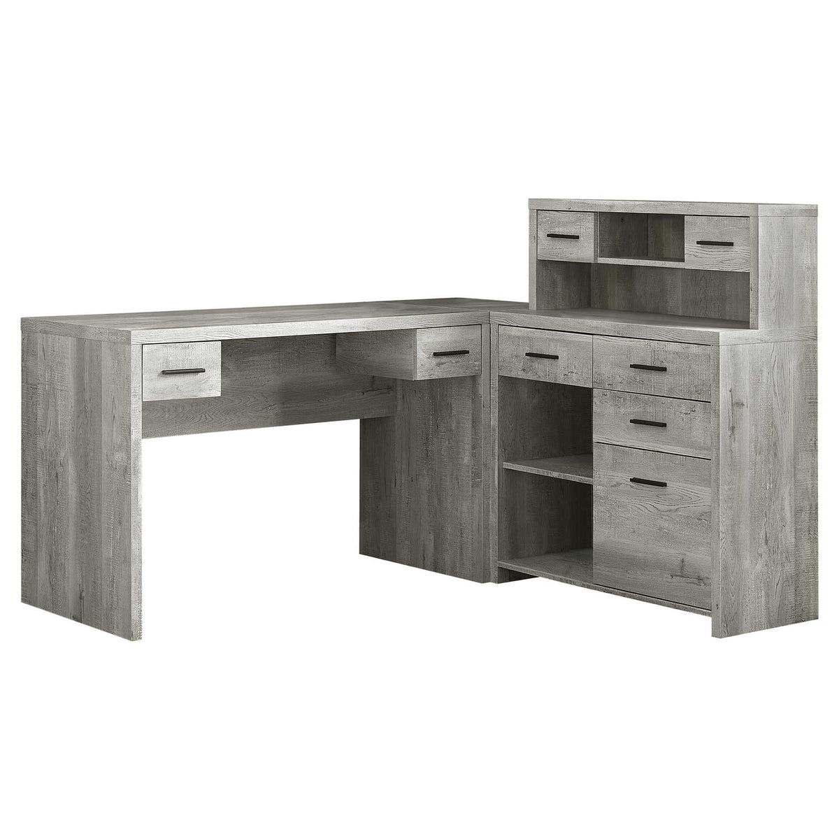 Grey Reclaimed Wood Computer Desk M27215