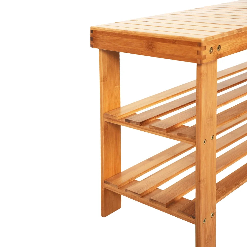 Bamboo Shoe Storage Bench L909261