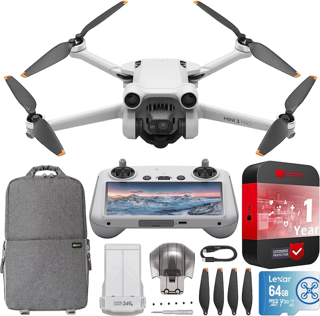 Camera Drone Quadcopter with RC Smart Remote Control, 4K/60fps Video, 48MP Photo V209197