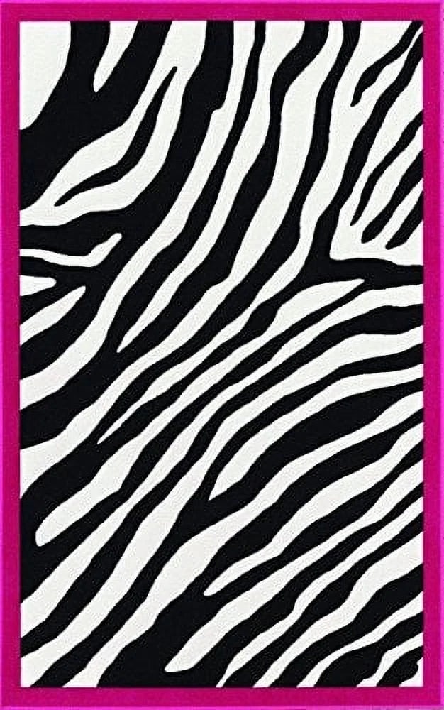 Pink Zebra Kids Area Rug 6'7"x9'2" B2850