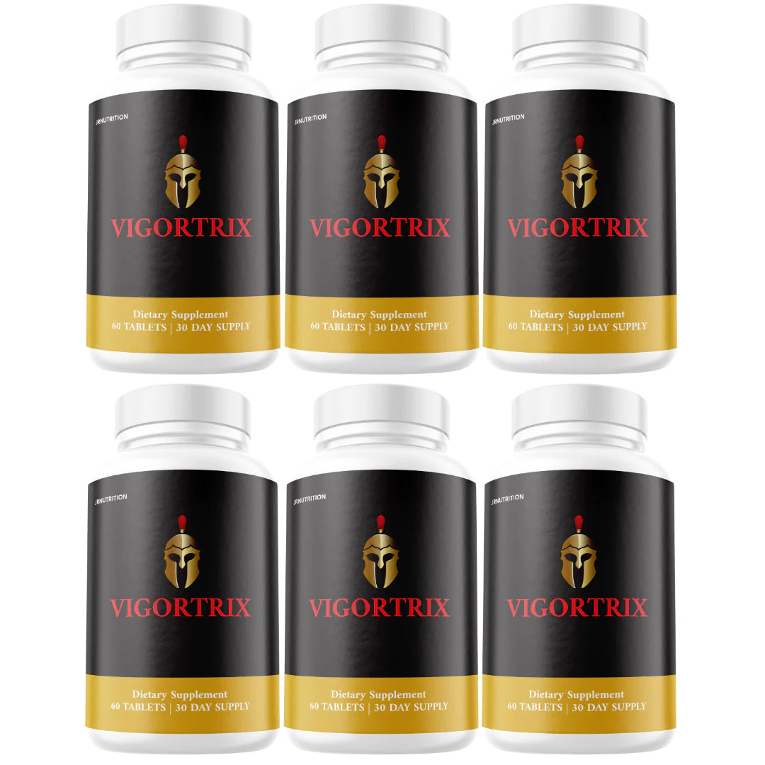 Men Vitality Pills Natural Energy & Stamina Support 6 Bottles P12338