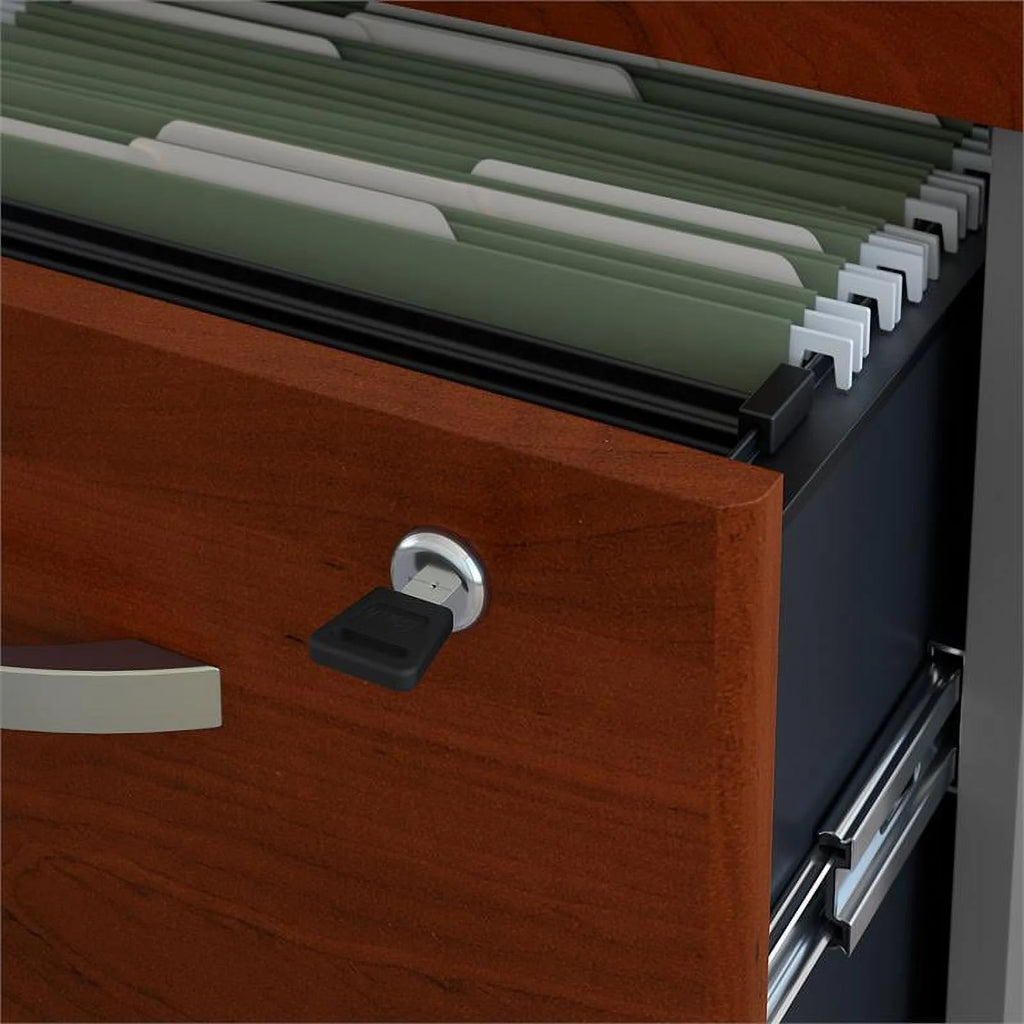 L Shaped Desk with Drawers C52028