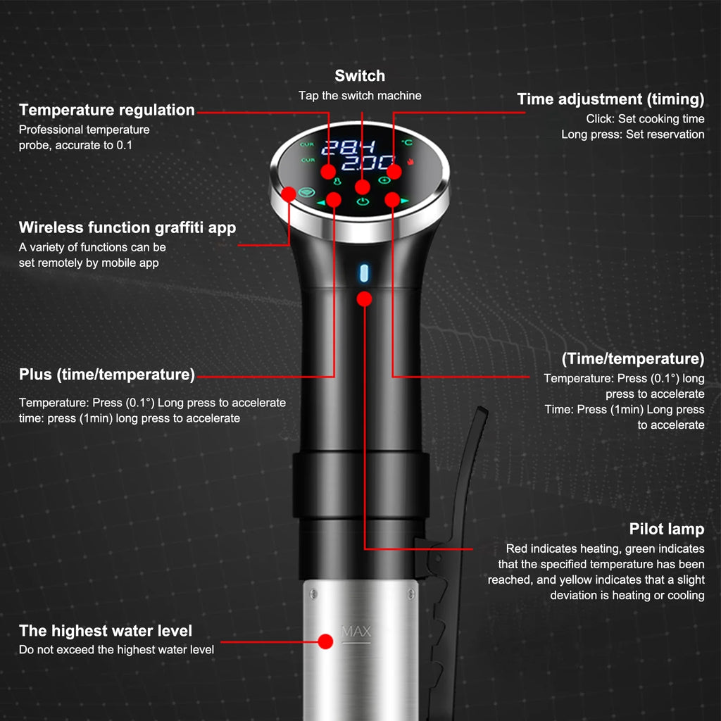 WiFi Sous Cooker Machine Immersion Circulator G907673