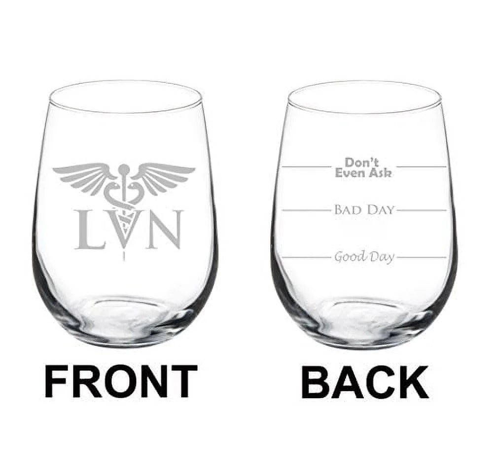 17 oz Stemless Wine Glass Goblet D265