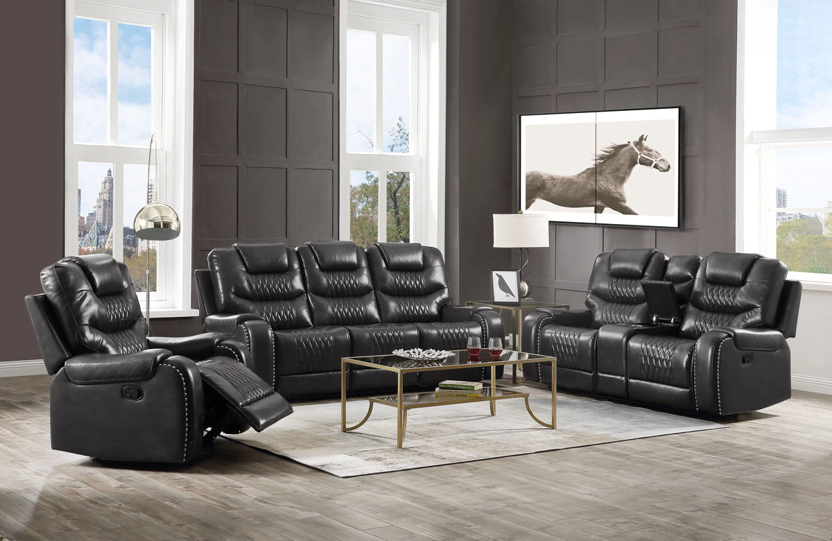 Magnetite PU Sofa J6422