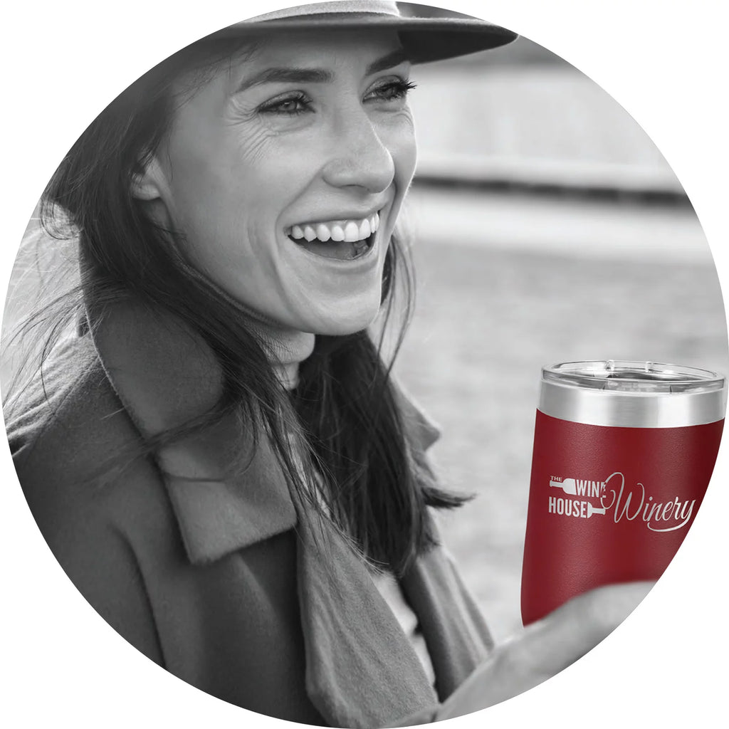 12 oz Stainless Steel Vacuum Insulated Wine Tumbler P3742