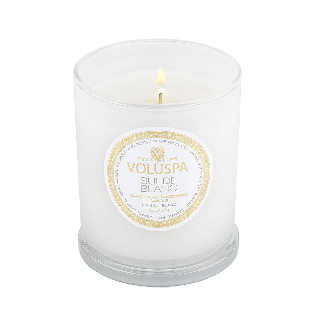 Suede Blanc Classic Candle 9.5 oz C21048