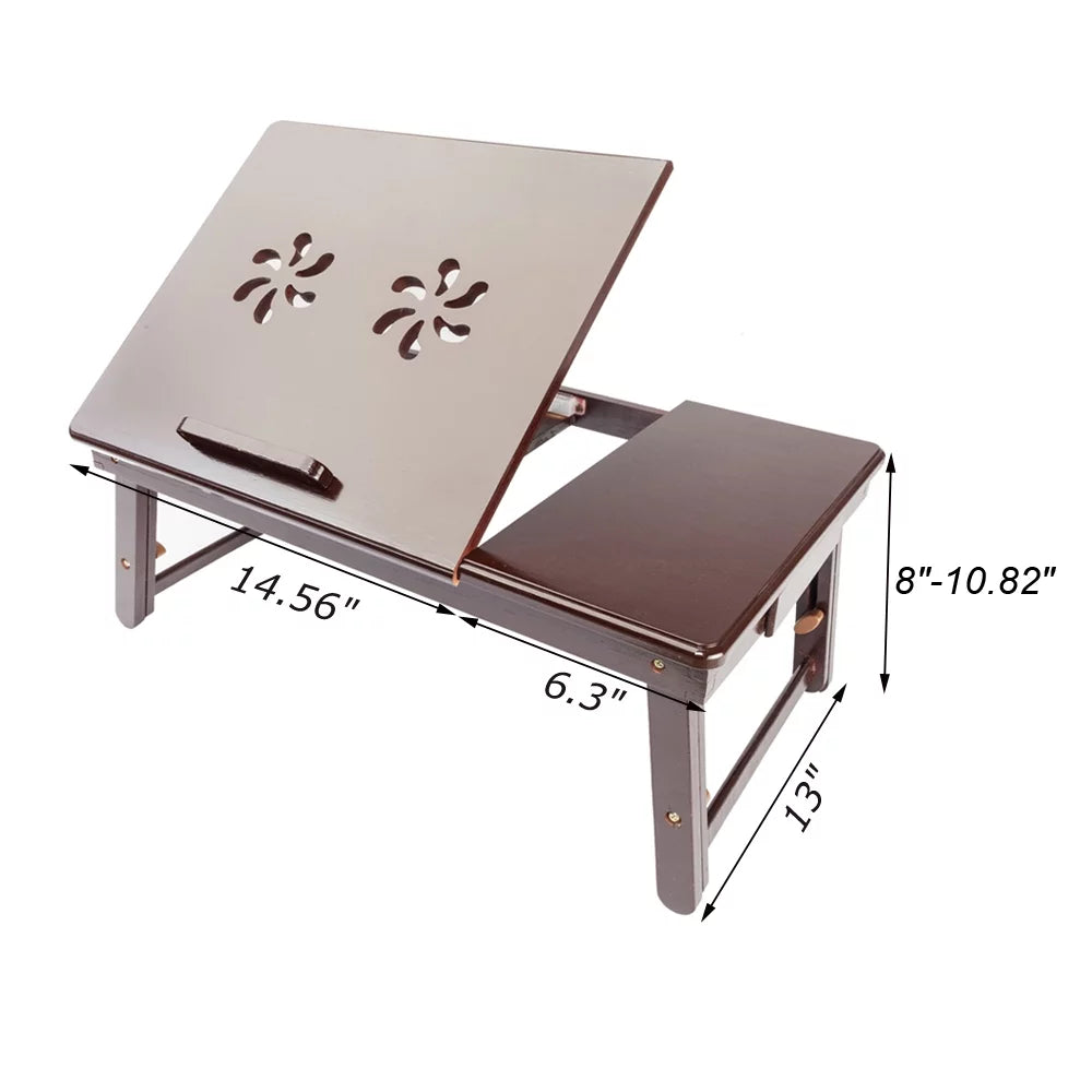 Adjustable Bamboo Lap Desk Tray M116