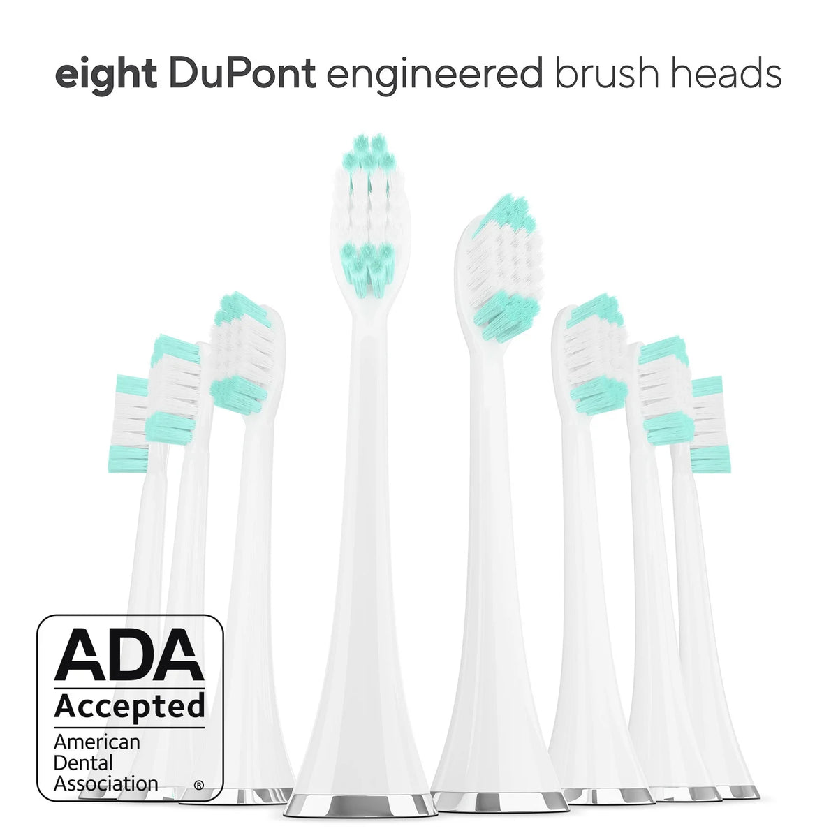 Electric Toothbrush with 8 Brush Heads & Travel Case J5493