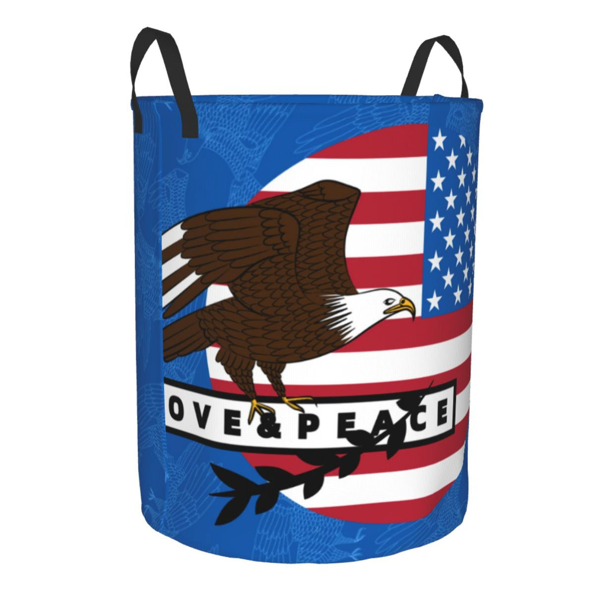 Blue Collapsible Laundry Basket R386148