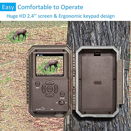 48MP 1296p Night Vision Waterproof Trail Camera I744873