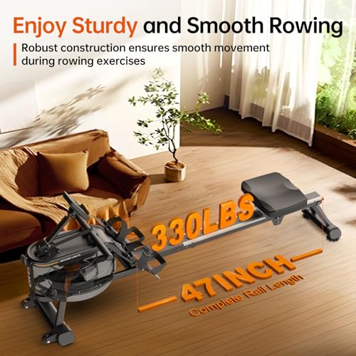 Water Rowing Machine with 330LB Weight Capacity H3851