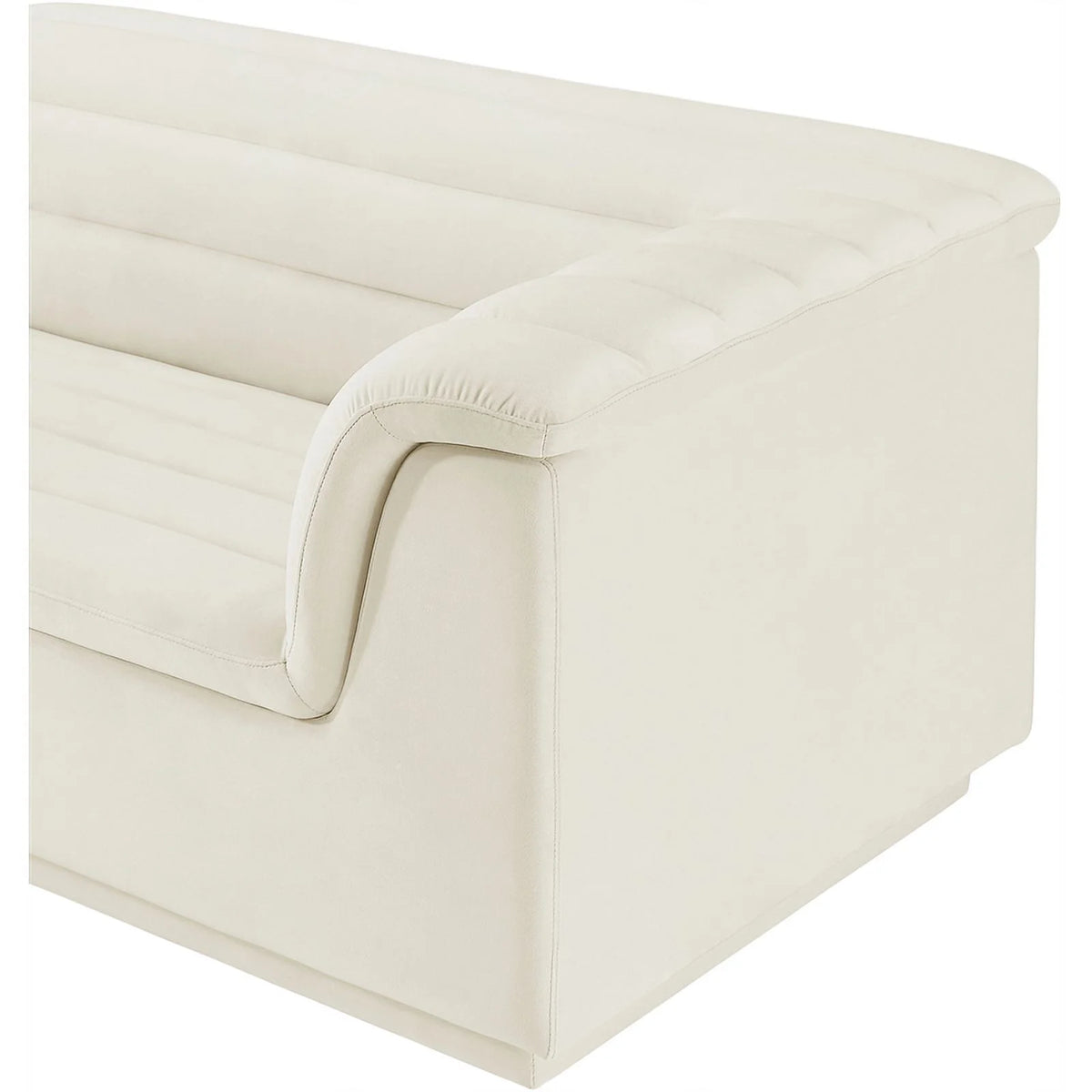 Cream Velvet Modular Sofa Z7973