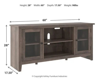 60" Gray TV Stand W547