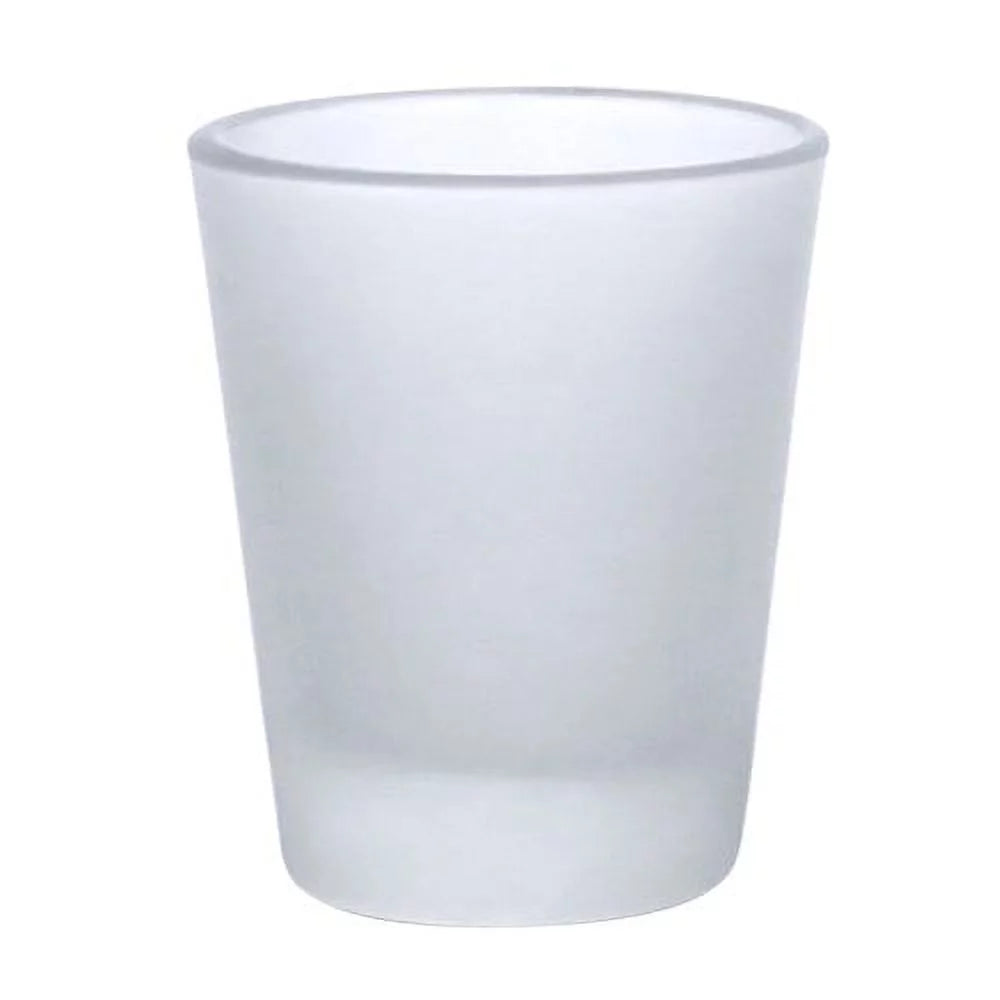 12 Pieces 1.5 oz Frosted Sublimation Shot Glasses Z160245