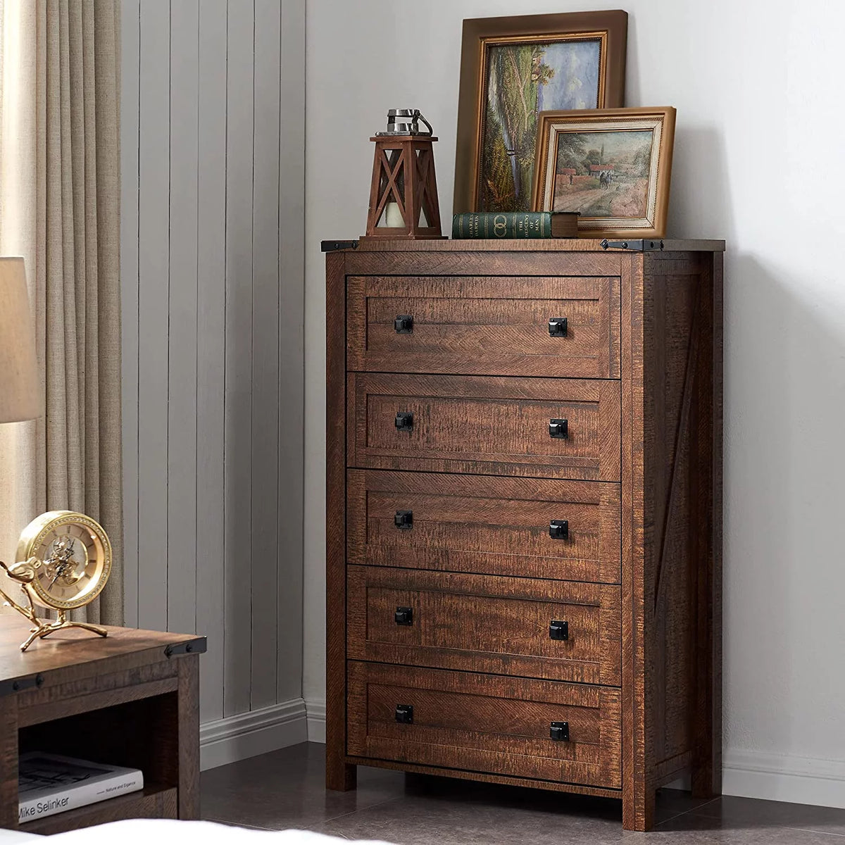 8 Drawer Wood Dresser W208