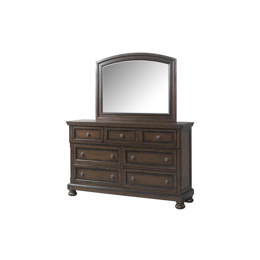 King Storage 6pc Bedroom Set Walnut O15749