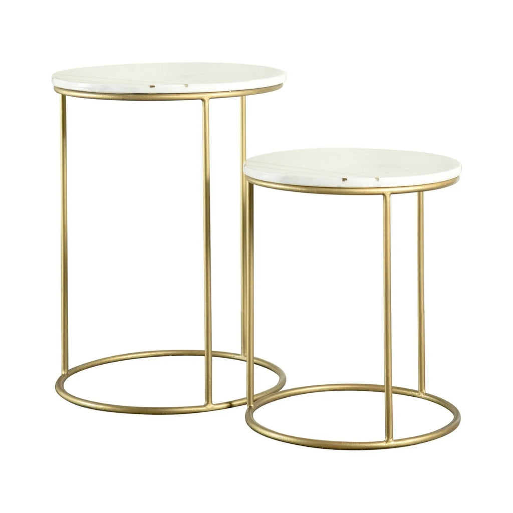 17 Inch 2 Piece Nesting End Table Set N264