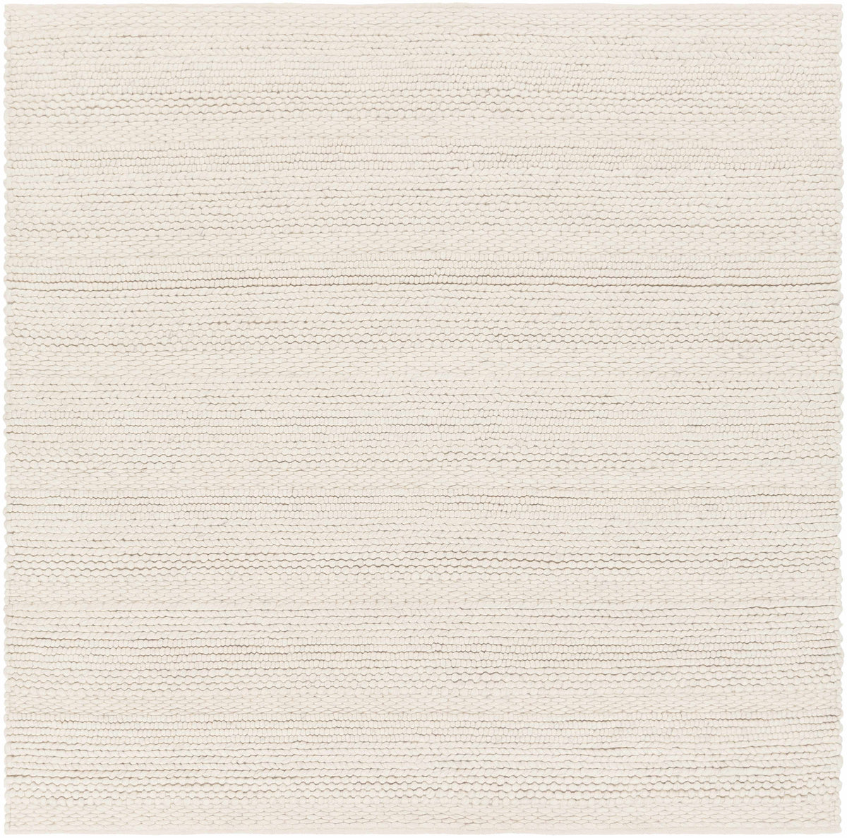 Ivory Charcoal Wool Area Rug 10' x 14' U66809