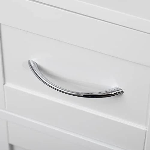 Grey Bathroom Cabinet Organizer with Two Drawers J59541