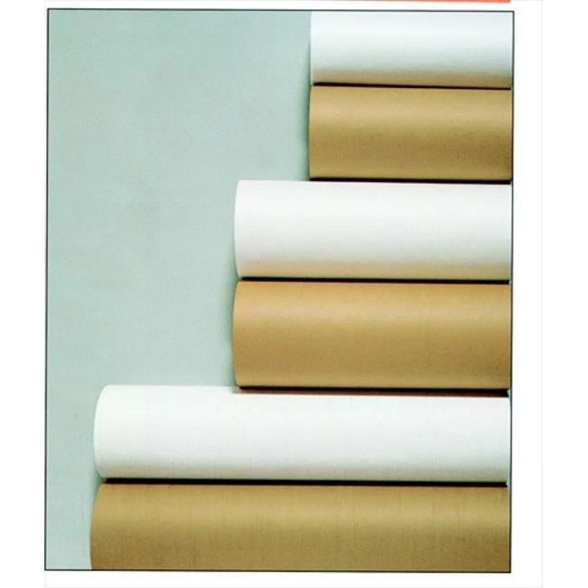 White 40 Lbs. 18 In. x 1000 Ft. Kraft Paper Roll T60559