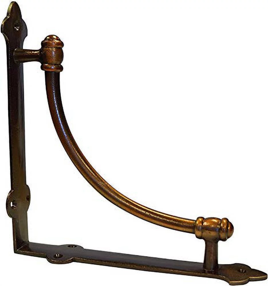 Farmhouse Industrial Shelf Brackets 9.6 Inch 2 Pack Q658540