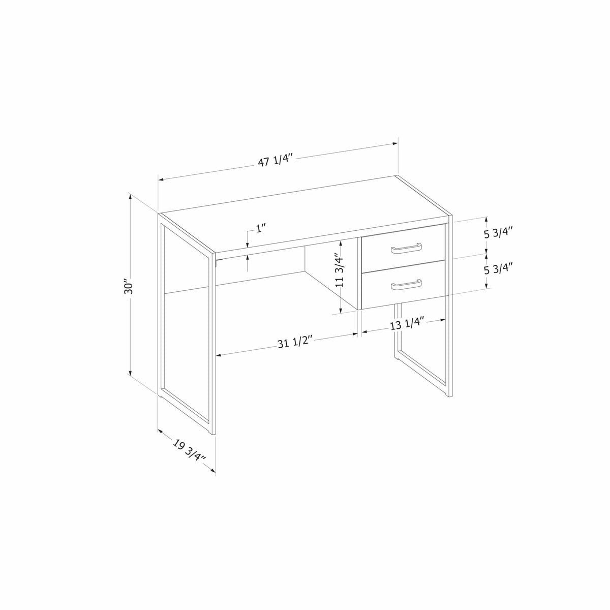 Urban Modern Computer Desk S417