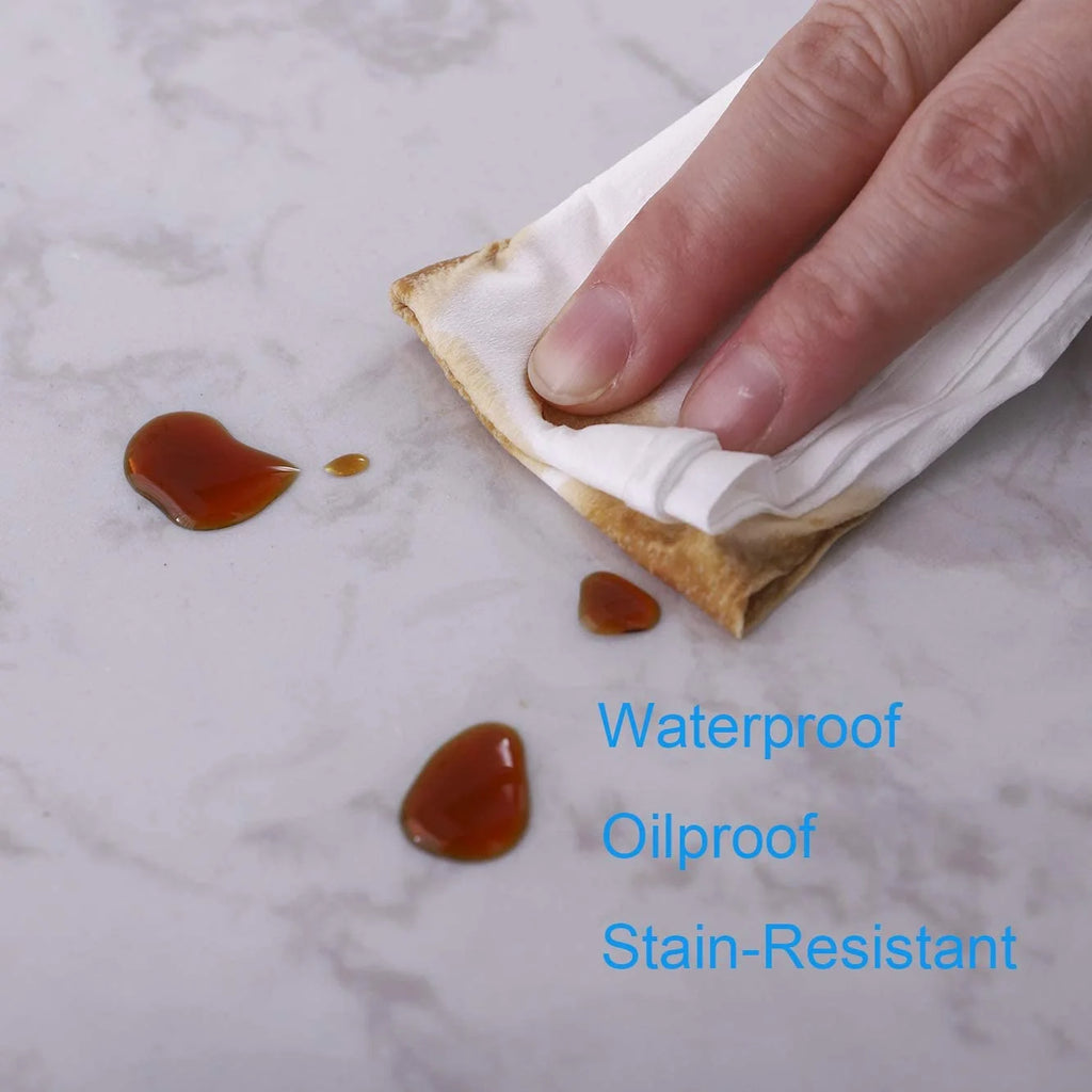 Clear Round Vinyl Fitted Waterproof Tablecloth W64361