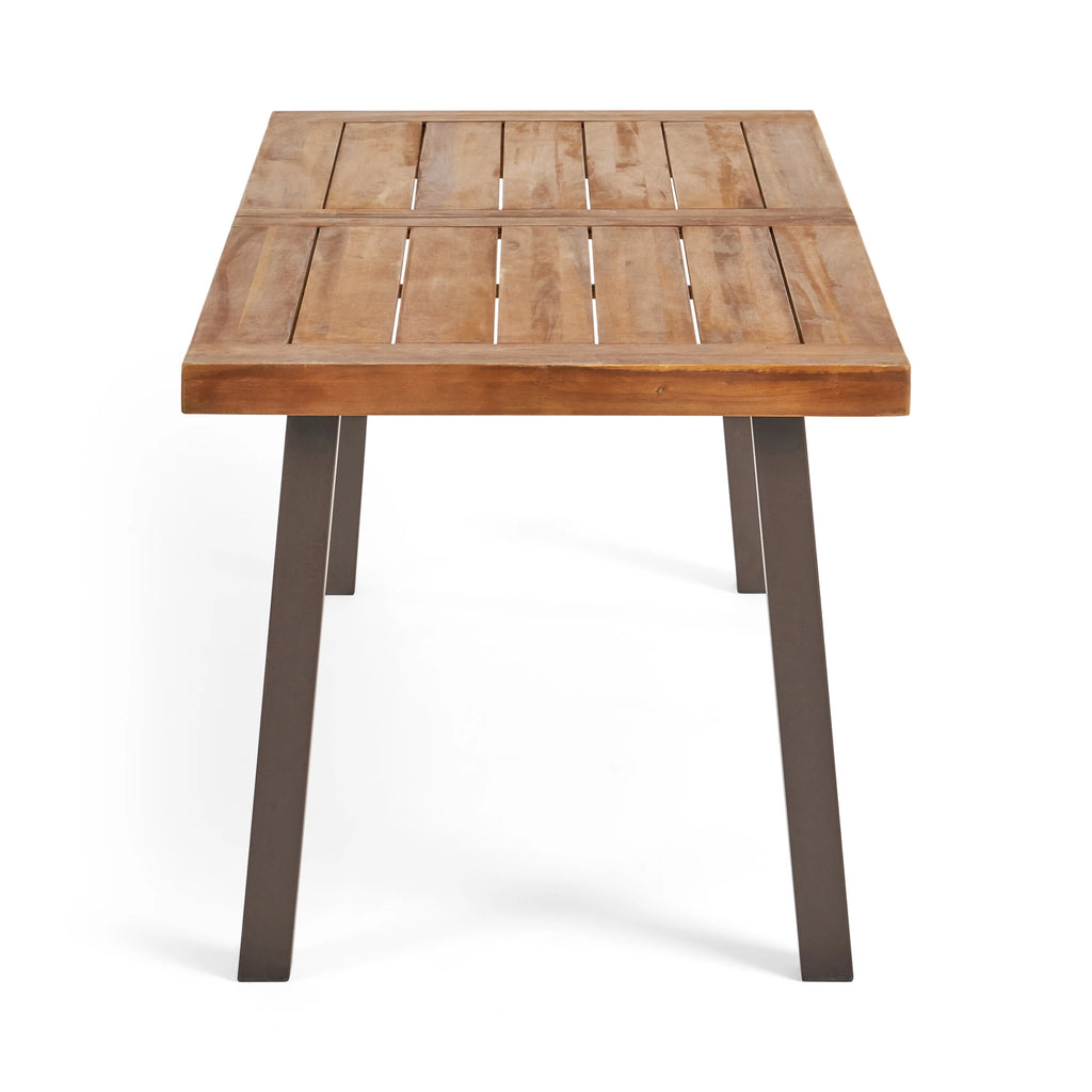 Acacia Wood 7 Piece Dining Set F5197