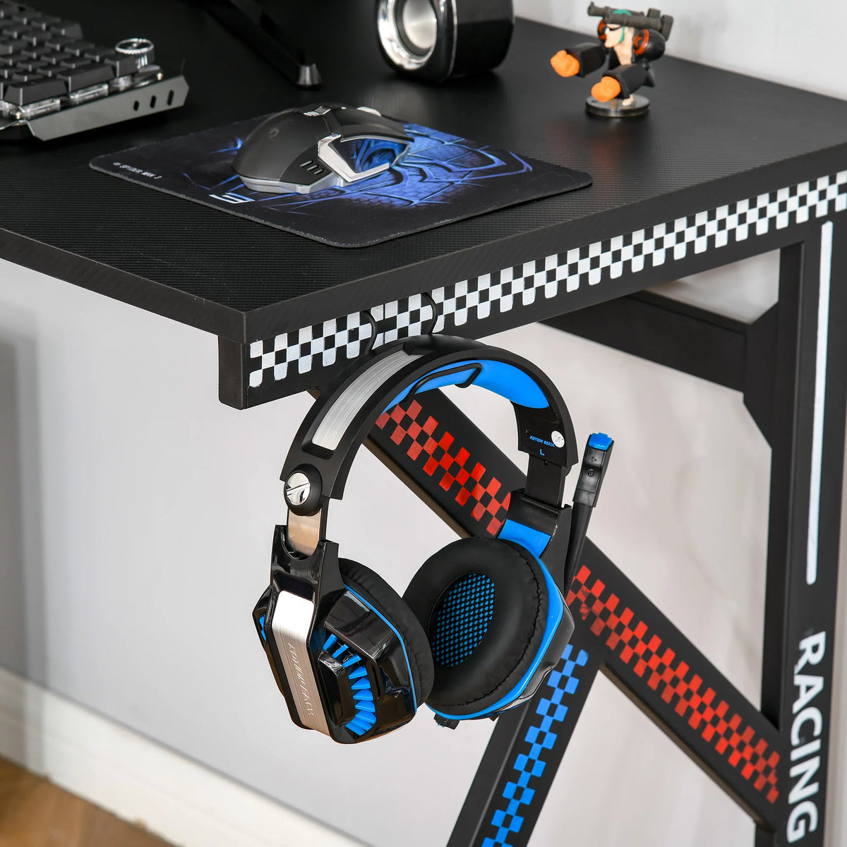 43" Gaming Desk with Headset Side Hook R36213