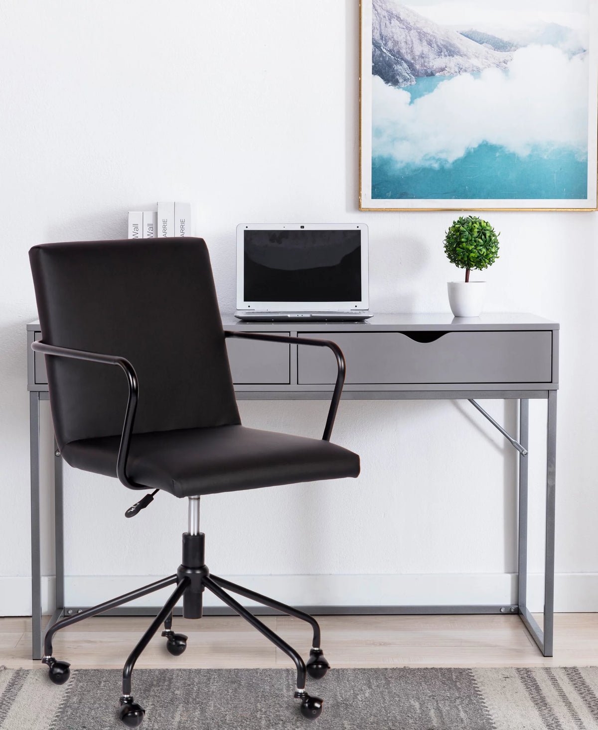 Gray Writing Desk W1218