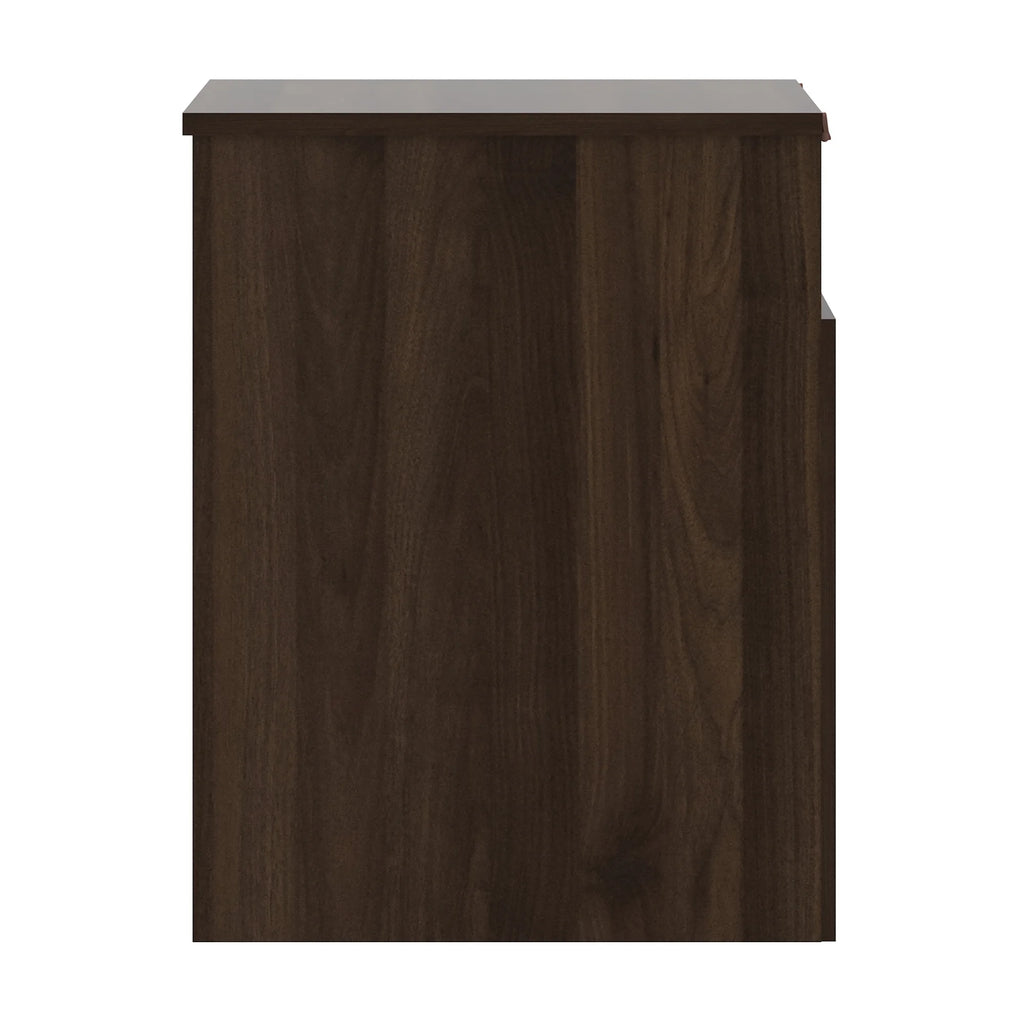 Dark Walnut Open Shelf Nightstand F40722