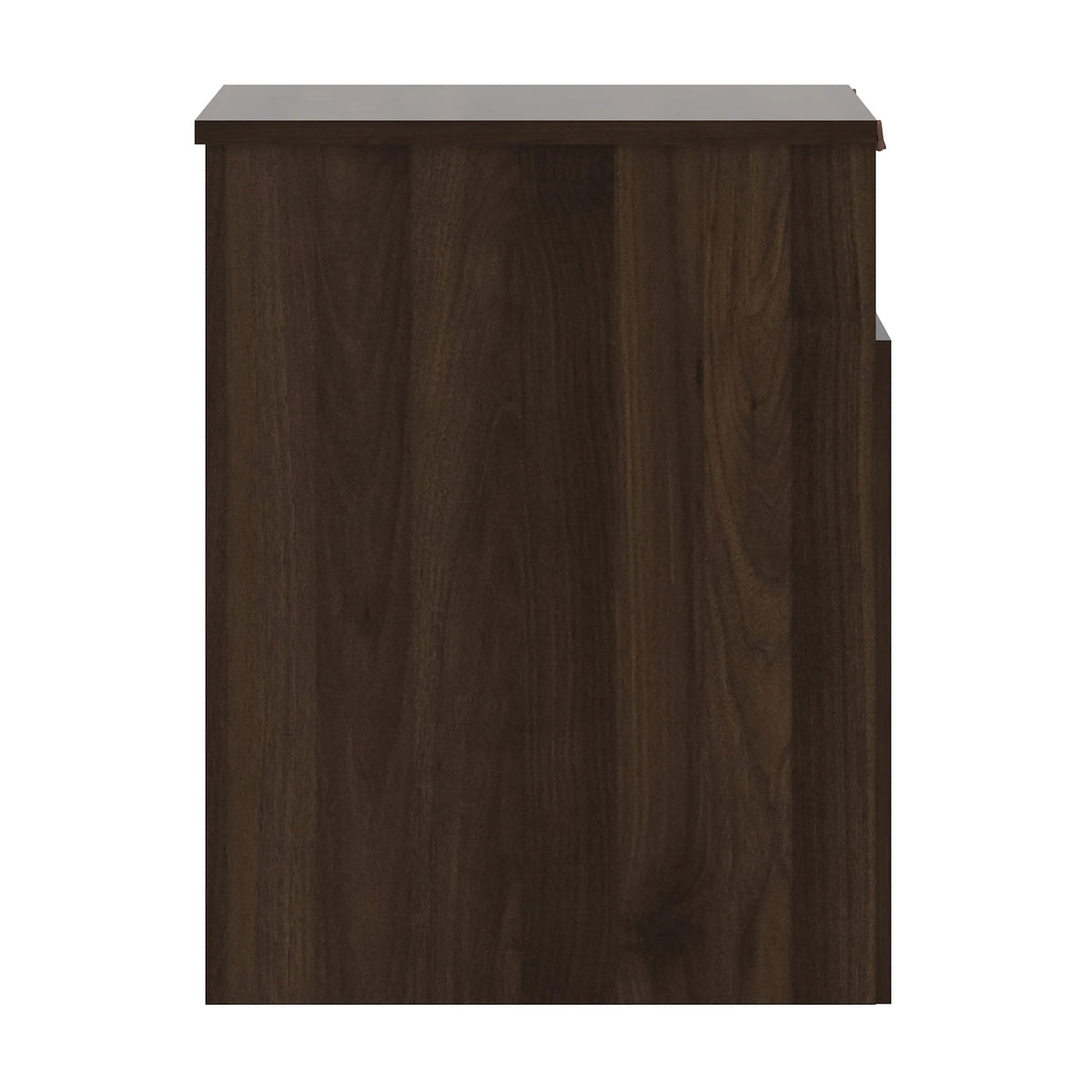 Dark Walnut Open Shelf Nightstand F40722