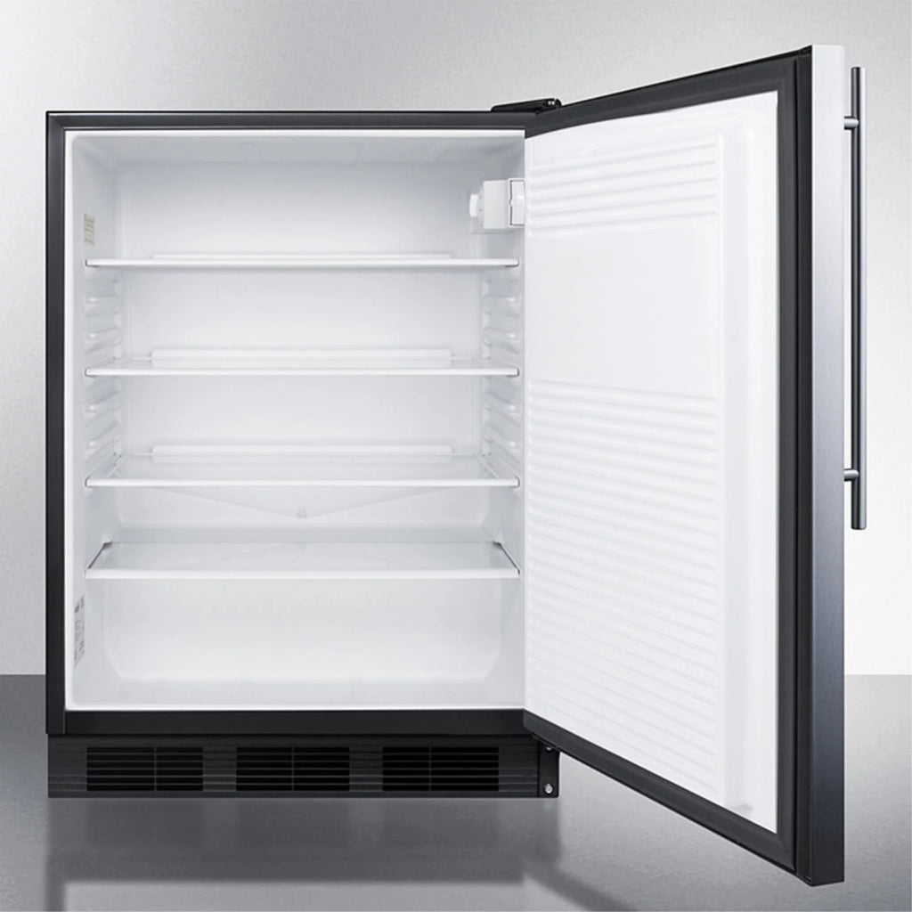 Black Built-In Undercounter All-Refrigerator C367
