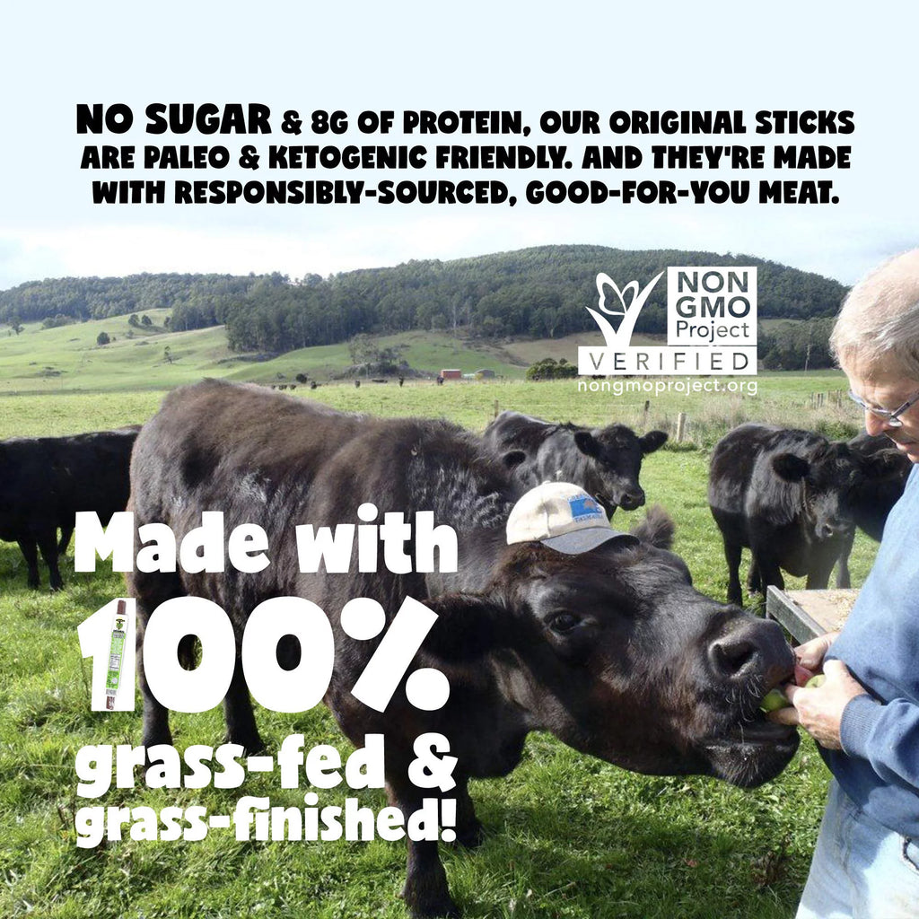 No Sugar 100% Grass-fed Beef Sticks 1-oz 72 Ct R24672