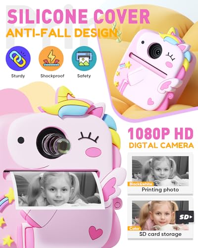Instant Print Kids Camera with Silicone Cover N196951