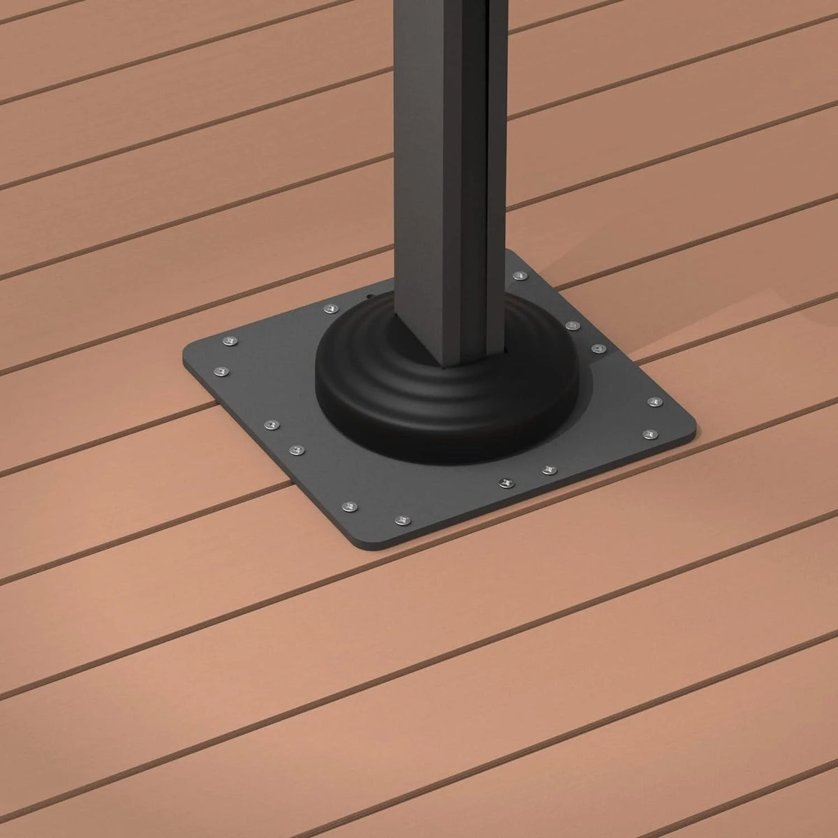 Offset Patio Umbrella Steel Plate Base E16826