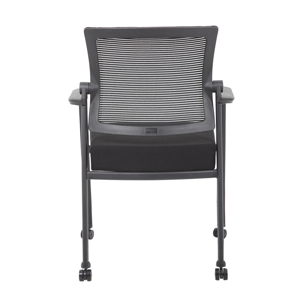 42" Round Table & 4 Mesh Guest Chair with Casters U678