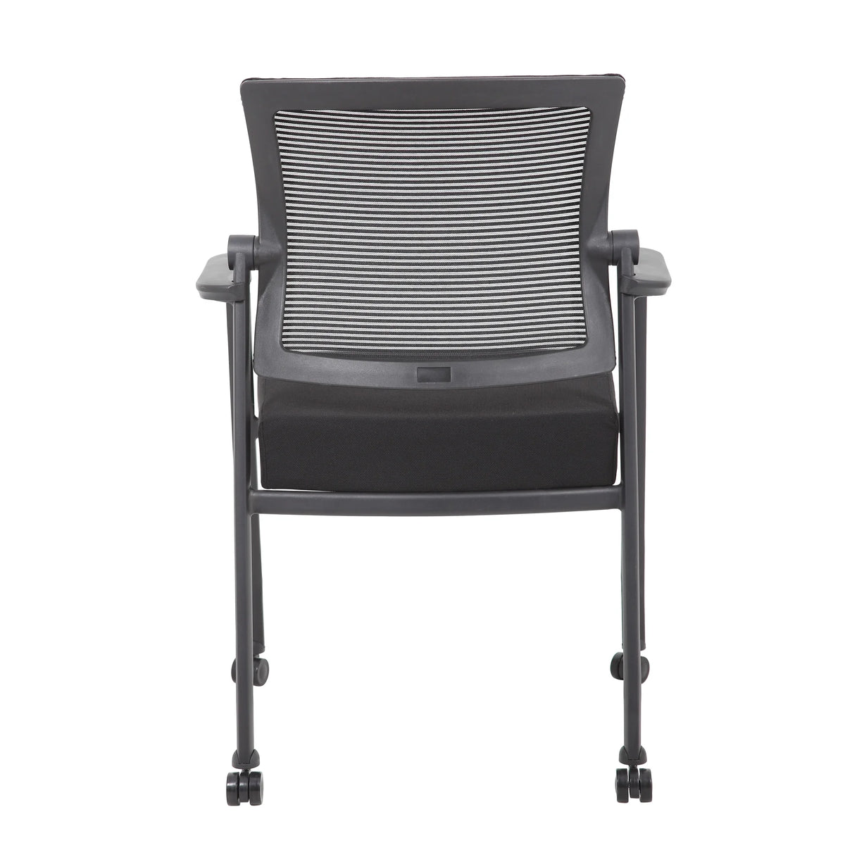 42" Round Table & 4 Mesh Guest Chair with Casters U678