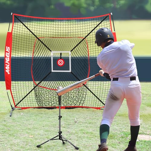 6'X6' Baseball Softball Practice Net with Batting Tee Z5886