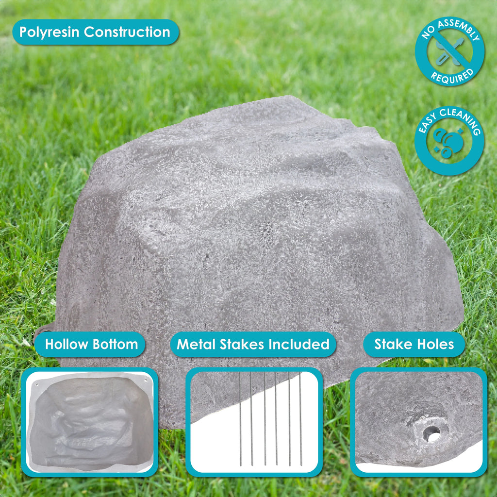 Artificial Landscape Rock Cover with Stakes N4376