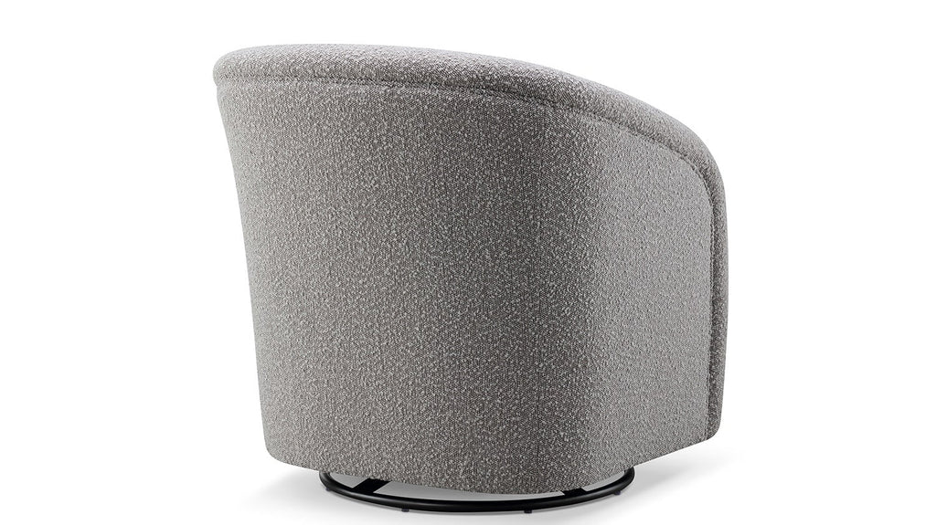 Dark Grey Polyester Loveseat with Side Bags O7678