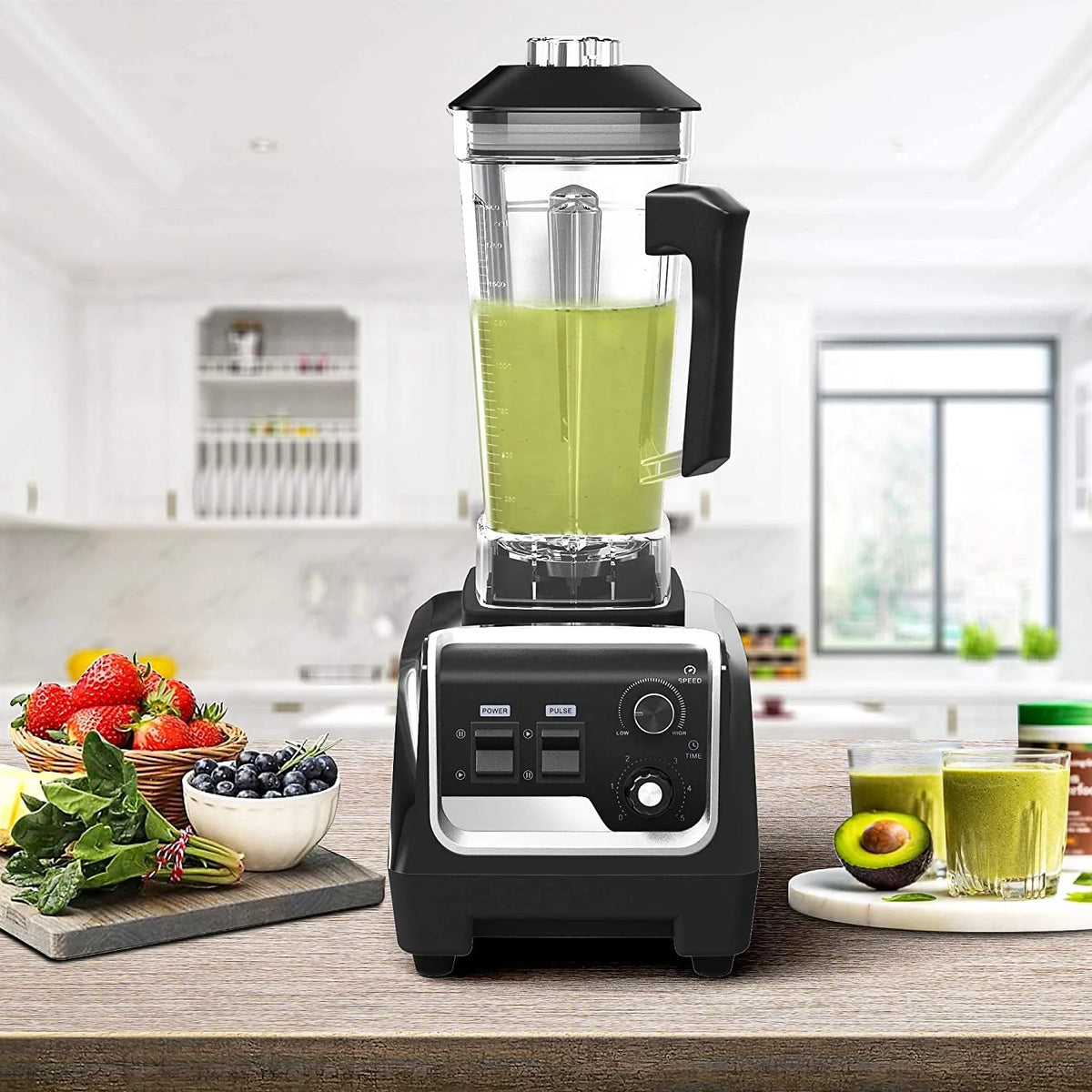 2200W Variable Speed Countertop Blender with Timer G3327