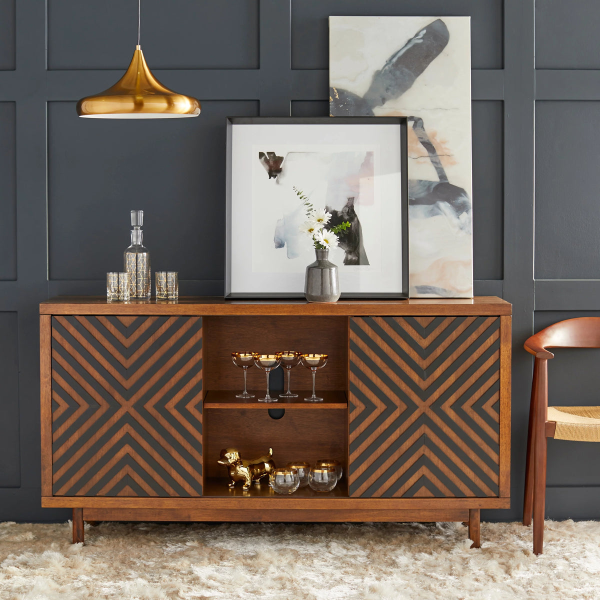 Mid-century Modern Buffet Sideboard S142415