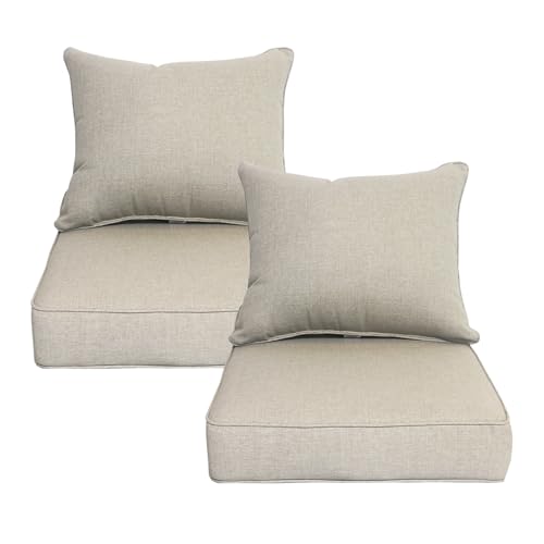 20"x42" Water-Proof Outdoor Dining Cushion Set of 1 with Handles & Ties A613996