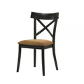Brown and Black Dining Chair, Set of 2 Z771103