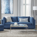 Navy Fabric Sofa P178