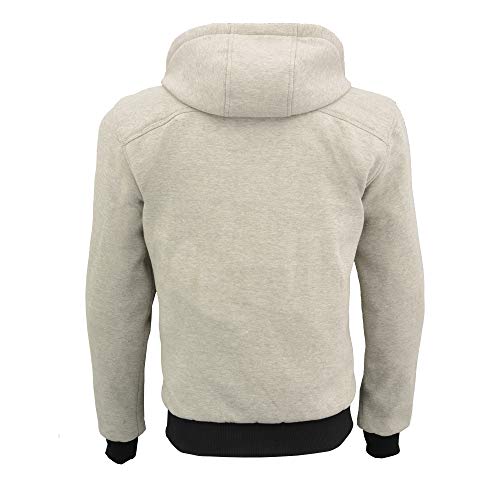 Black CE Approved Armored Riding Hoodie D20759