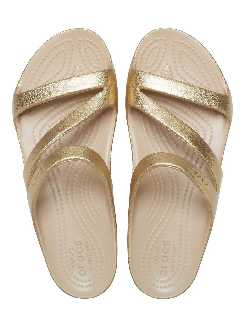 Women's Metallic Slide Sandals G613